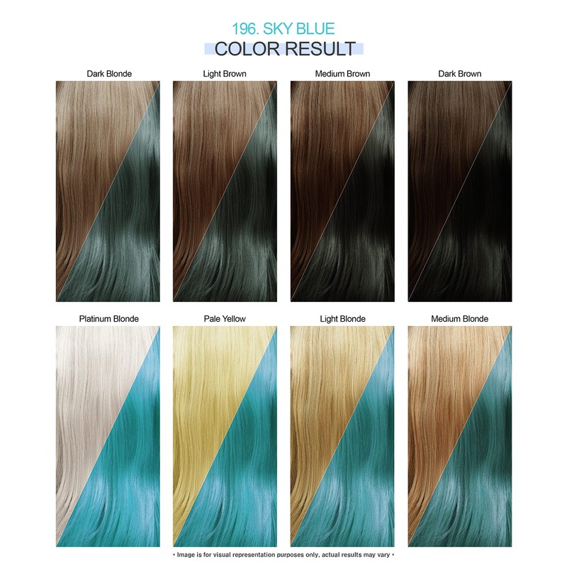 Adore Semi-Permanent Hair Colour (#196 Sky Blue) by Adore
