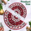 Hianjoo Christmas Tree Skirt 36 Inch, Xmas Tree Base Cover