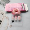 24Pcs French Press on Nails Short Duck Fake Nails Nude