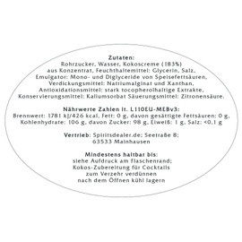 Coco Reàl, Cream of Coconut, 16.9 FL OZ Squeezable Bottle, Individually Boxed