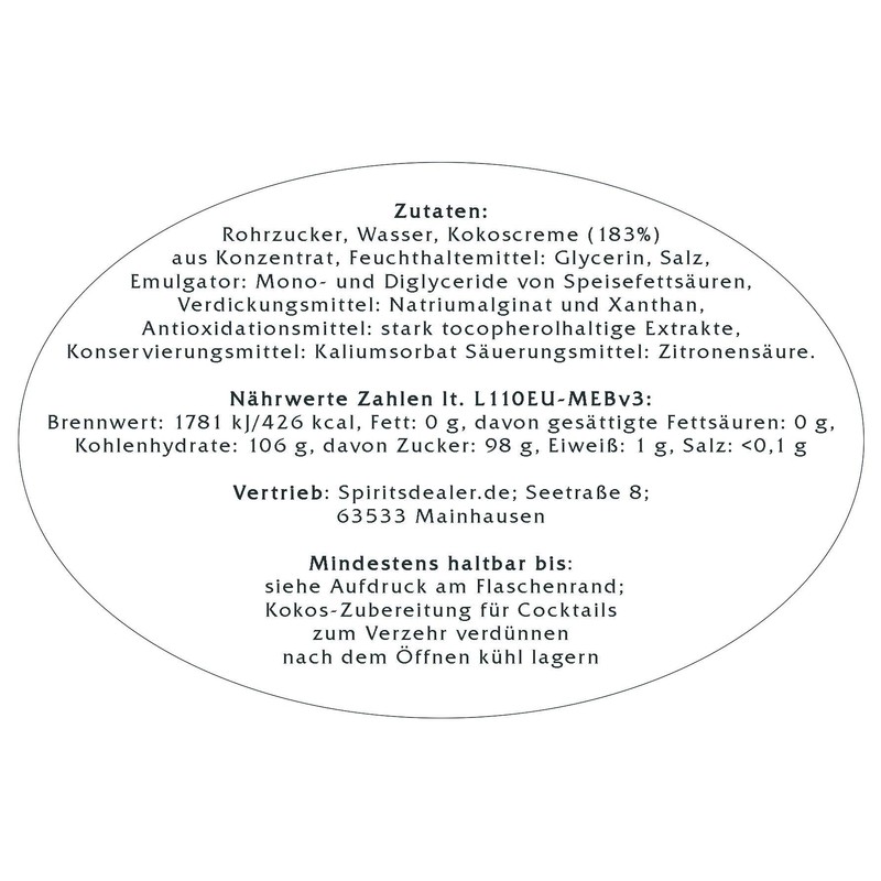 Coco Reàl, Cream of Coconut, 16.9 FL OZ Squeezable Bottle,