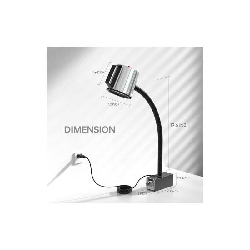 2025 New Magnetic Light, 18W Machine Light, 1800 Lumens Flexible