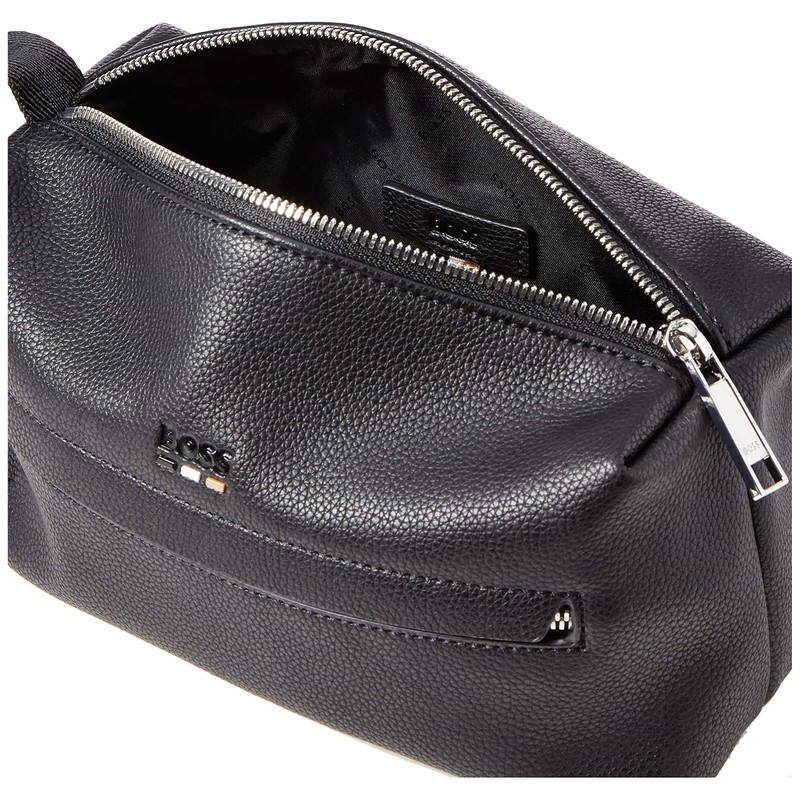BOSS Ray_Washbag Men's Washbag, Black1, Black 1