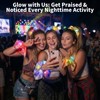 8 Pack Light Up Scrunchies, LED Glow in the Dark