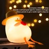 Cute Duck Night Light Warm Light RGB USB Charging Silicone