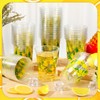 Singhoow Singhoow 50 Pcs Capri Lemon Plastic Cups Bulk 16