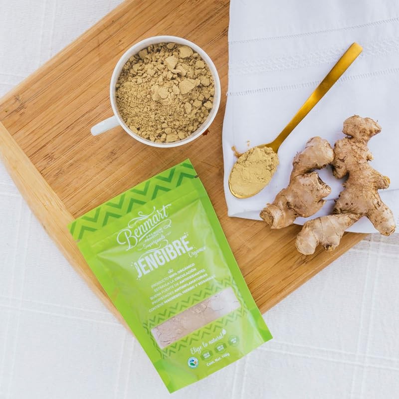 Jengibre en Polvo Orgánico Benmart 100g - Antioxidante y Antiinflamatorio
