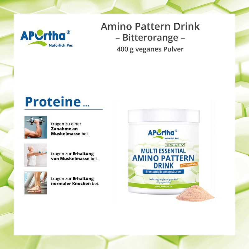 Aportha Essential Amino Pattern Drink – 8 Essential Amino Acids