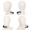 2 PCS Hair Nets for Sleeping Mesh Crochet Hair Wrap