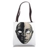Abstract Duality Mask Artistic Tote Bag
