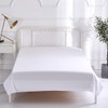 Bed Sheet Flat Sheet Single White (150cm x 250cm) Commercial