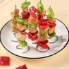 COMZPLIFE 40Pcs 3.94 Inch Air Fryer Skewers, Stainless Steel Standing