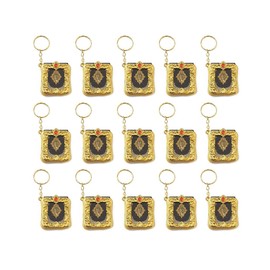 Anlising 15PCS Mini Quran Keychain, Muslim Keychain, Mini Quran Book Key Chain, Islamic Hanging Key-Ring, Muslim Jewelry Key Accessories, for Souvenir Gifts Bag Purse Handbag Ornament
