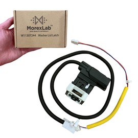 MorexLab W11307244 Lid Lock Assembly Replaces AP6832601 W10838613 W10682535 Washer Door Lock Latch Switch Compatible with Whirlpool Maytag Kenmore Crosley Amana Roper Admiral