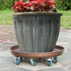 20" Heavy Duty Plant Dolly with Wheels, 380lbs Metal Rolling