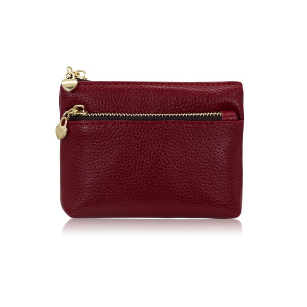 AdiStylinno Coin Purse, Ladies Small Leather Coin Pouch Small Key