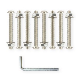 Aqua Select Ladder Bolt Kit for up to 4 Plastic Steps for Swimming Pools | Set of 8 Bolts/Nuts & Hex Wrench Included