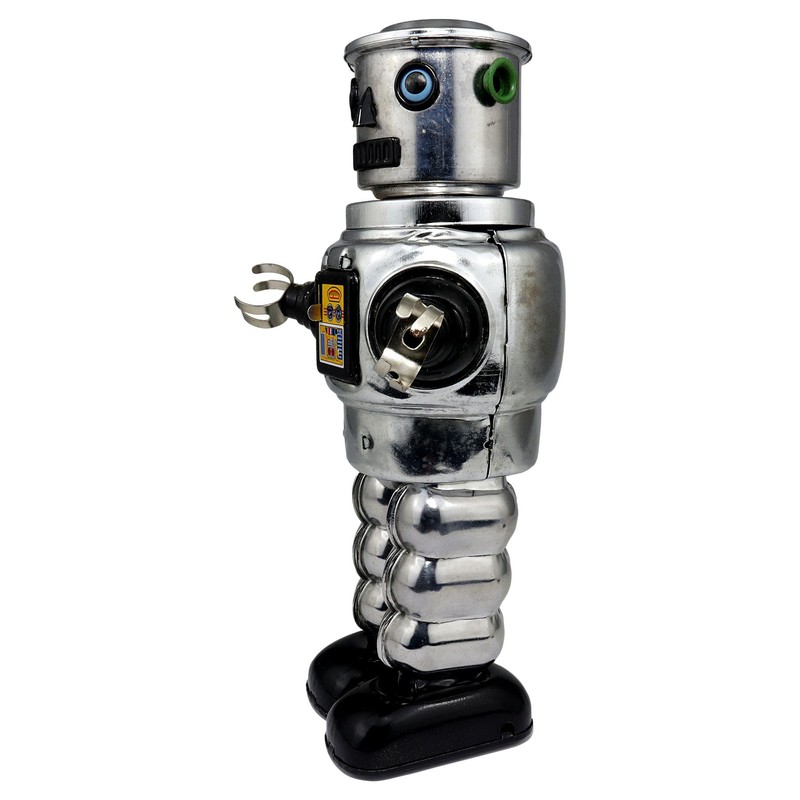 Freak Scene Roboter Mechanical Roby Robot Tin robot Silver