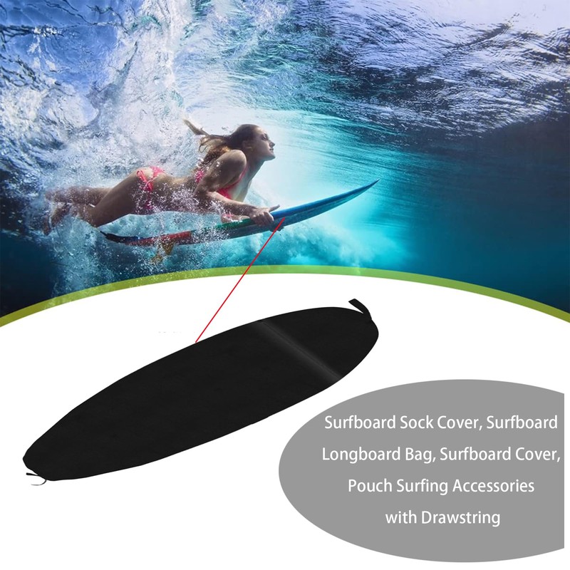 Surfboard Sock Cover, Surfboard Longboard Bag, Surfboard Cover, Pouch Surfing