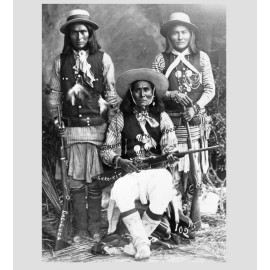 1909 White Mountain Apache PHOTO Indians Native American Army Scouts Rifles