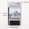 12 Piece Graphite Pencils Set 14B-4H Pencils for Drawing, Sketching,