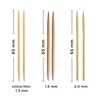 Thin Bamboo Wooden Toothpicks - Cocktail Sticks Bulk Value Bundle