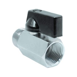 Beduan 1/2" Brass Mini Ball Valve NPT Female x Male Shut-Off Valve