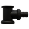 Siphon T-Piece Intermediate Piece | Matte Black | 1 1/4