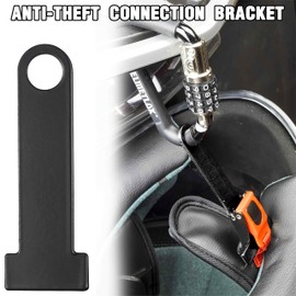 PEVRUAY Helmet Strap D-Ring Lock Stainless Steel Motorcycle Steel Ring Lock Universal
