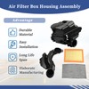 Getfarway 16554-3RC2B 16546-30P00,Air Cleaner Box Housing w/Air Inlet Duct &