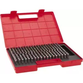Value Collection 250 Piece, 0.251-0.5" Diameter Plug and Pin Gage Set Minus 0...