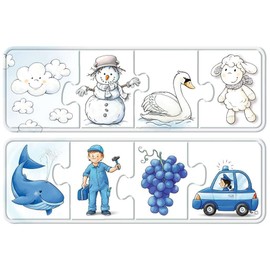 Ravensburger Children's Puzzle - 03007 All My Colours - My First Colour Puzzle with 6 x 4 Pieces - Puzzle for Children from 2 Years