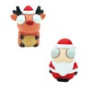 2pcs 3D Christmas Popping Out Eyes Squeeze Toy for Kids,Elk
