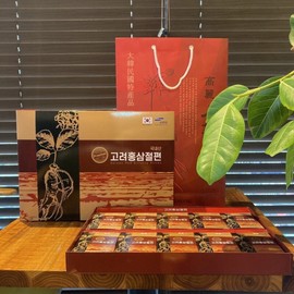 Geumsan red ginseng slice gift set filled with sincerity / 정성을 담은 금산 홍삼 절편 선물 세트