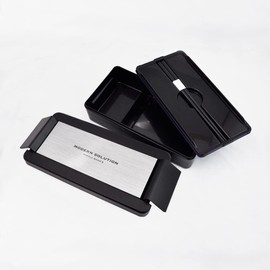 Iwasaki Industrial Men's Lunch Box, 1-Tier, 28.7 fl oz (850 ml), Hairline, Easy Care