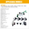9PCS CVT JF011E Valve Body Solenoid Kit Compatible with Nissa