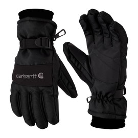Carhartt Men's Waterproof Insulated Knit Cuff Glove, Black, XX-Large