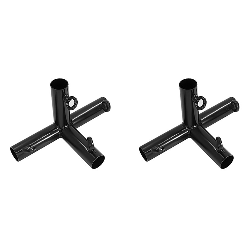 Aoneky 2pcs 4 Way Corner Canopy Fitting - Fits 1"