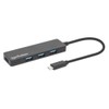 Manhattan 164924 Hub USB de 4 Puertos Súper Velocidad Compatible