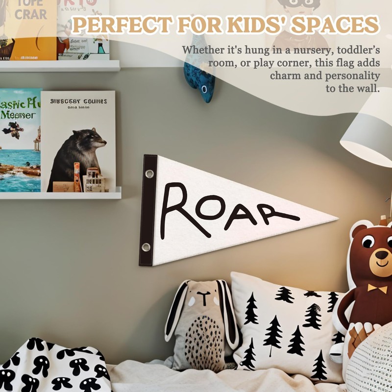 158-banner-flag-roarPennant Banner Flag Wall Hanging