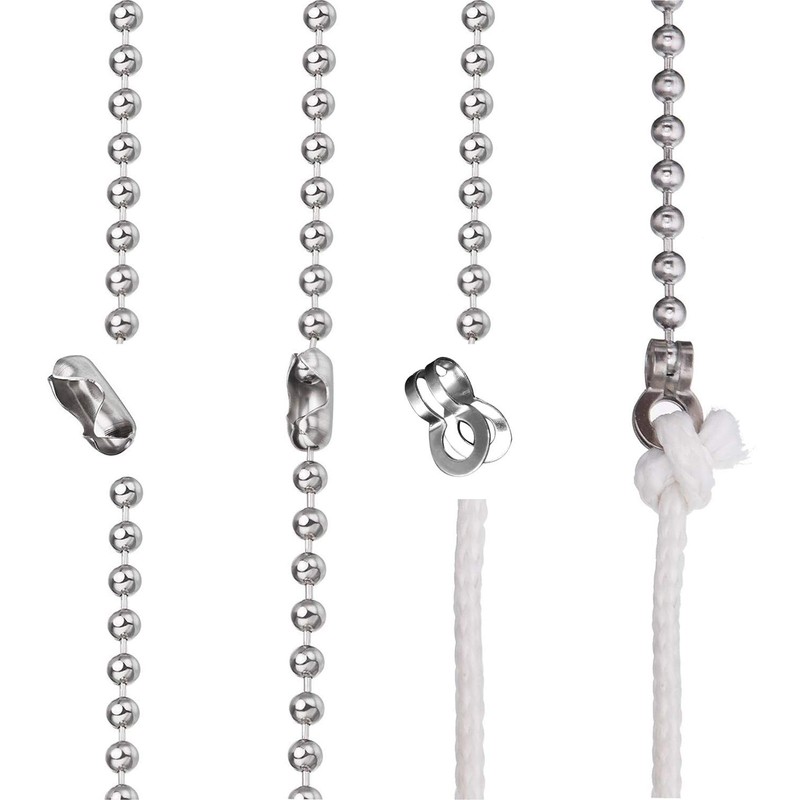 NewZC Light Pull Chain Extension with Ball Chain 100 cm