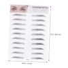 WOONEKY Eyebrow Spoolie Tool 2pcs Eyebrow Transfer Stickers Brow Tint