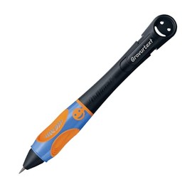 Pelikan Griffix® Pencil for Right-Handed Users, Neon Black, with Laser Engraving, Ergonomic Learning System