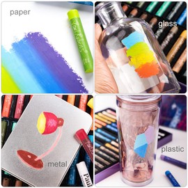 Paul Rubens Oil Pastel Chalk Set, 48 Colours, Soft Pastel Colours, Non-Toxic for Artists, Students and Children, Ideal for Sketching, Decorating, Painting