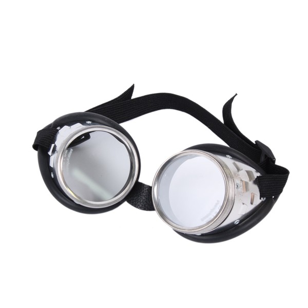Screw Ring Goggles / Basket Goggles with Clear Lenses -
