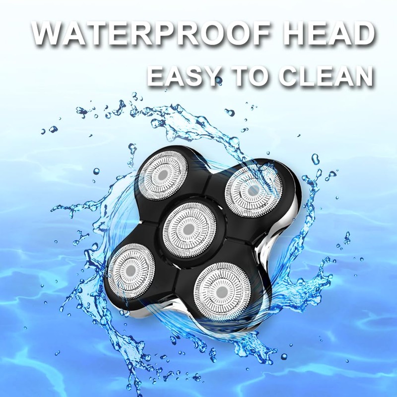 XR7000 Replacement Heads for Re-mington Head Shaver, 5 Rotary Blades