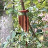MAYMII Large 65cm (25") 12 Tubes Double Antique Nature Bamboo