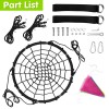 Zoshine Commercial 40-Inch Bird Nest Swing Heavy Duty Steel Frame