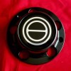 Aftermarket 4pcs. 1980-1996 F150 BRONCO BLACK Wheel Hub BLACK logo