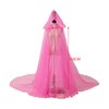 Harilla Women Wedding Tulle Cape with Hood, Elf Cape, Bridal